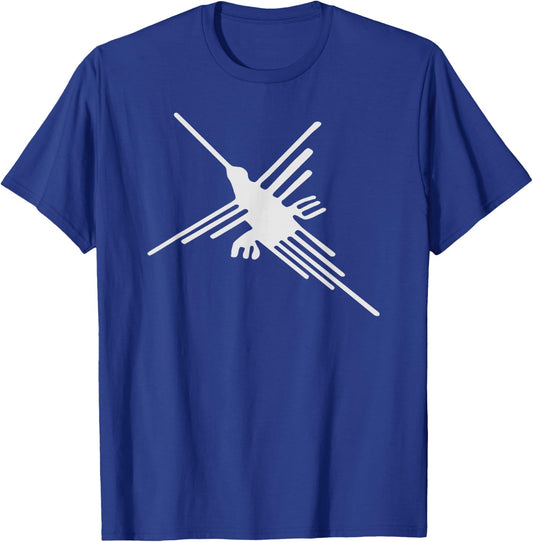 Nazca Lines | Líneas De Nazca South America Peru Geoglyphs T-Shirt - T-Shirt | Royal