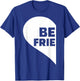 Best Friends Left Heart Half T-Shirt - T-Shirt | Royal