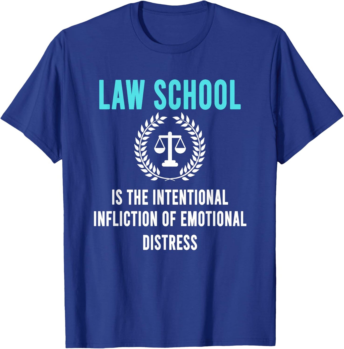 Law School Student Aspiring Future Attorney Lawyer T-Shirt - T-Shirt | Royal
