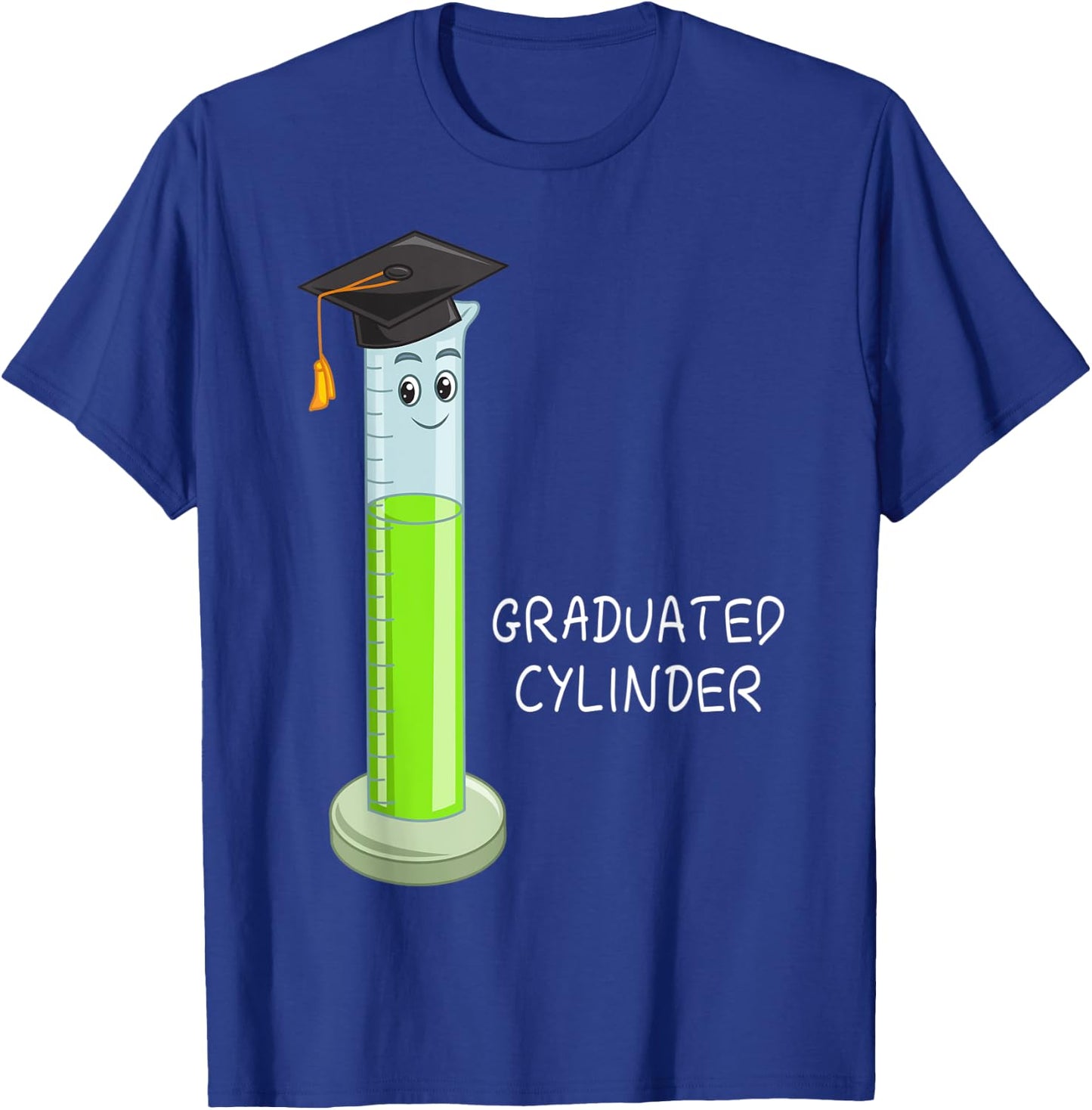 Graduated Cylinder Biologist Biology Major Science Lover T-Shirt - T-Shirt | Royal