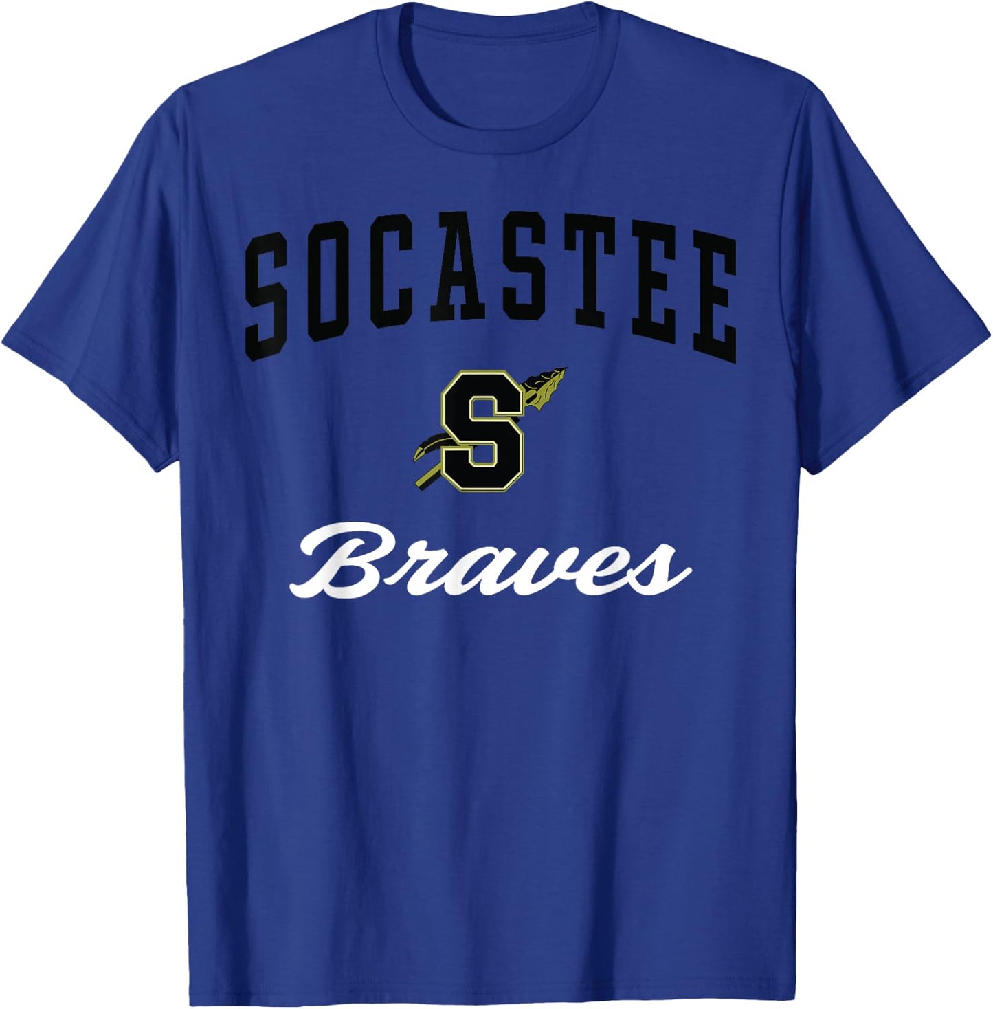 Socastee High School Braves C3 T-Shirt - T-Shirt | Royal