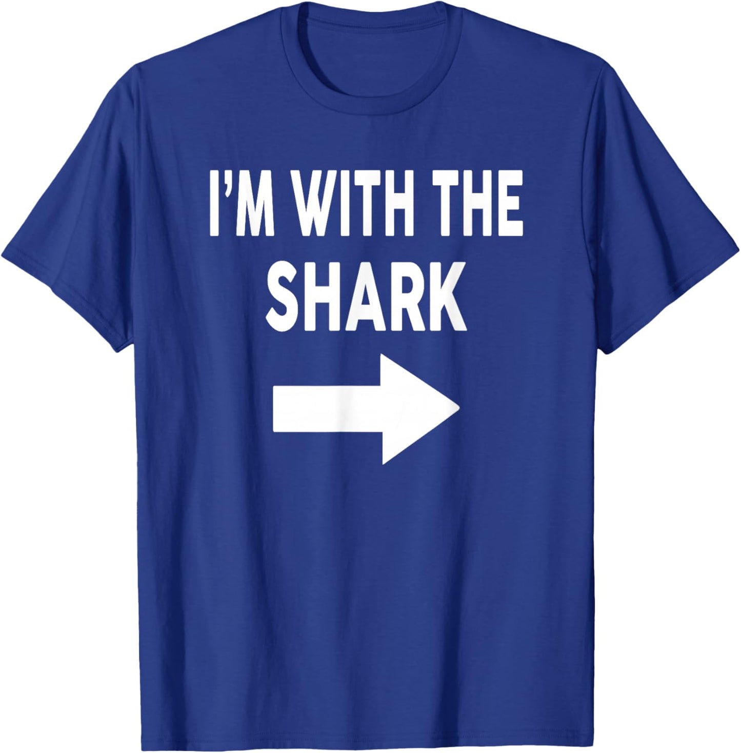 I'm With The SHARK Halloween Costume T-Shirt - T-Shirt | Royal