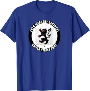 28th Infantry Regiment United States Army Veteran Military T-Shirt - T-Shirt | Royal