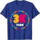 3K Team & Teacher Squad Threes Crew PreK Elementary Team T-Shirt - T-Shirt | Royal