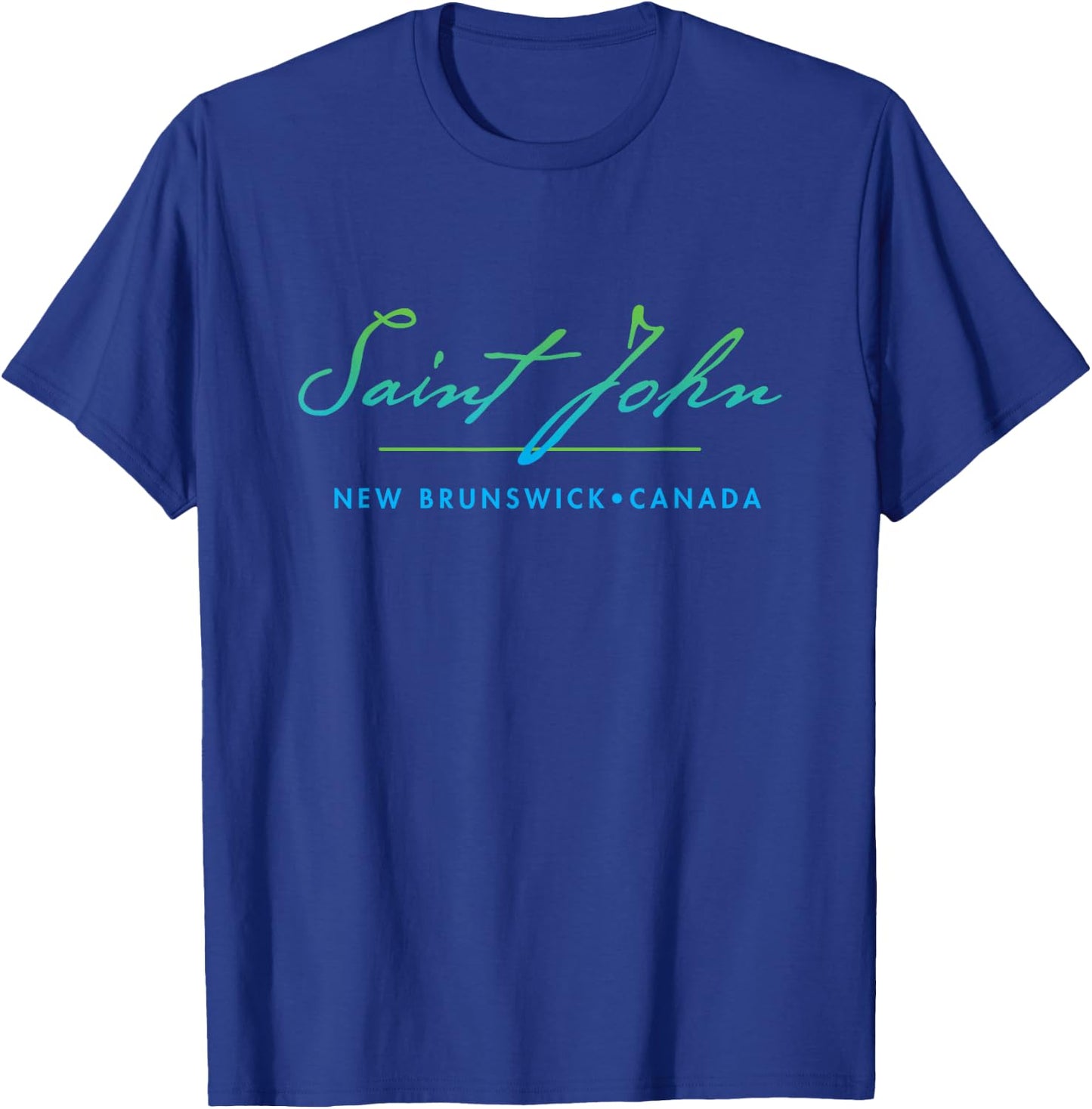 Saint John, New Brunswick, Canada T-Shirt - T-Shirt | Royal