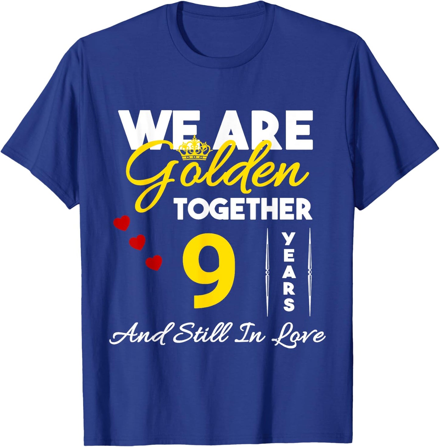 9 Year Anniversary T-Shirt - T-Shirt | Royal