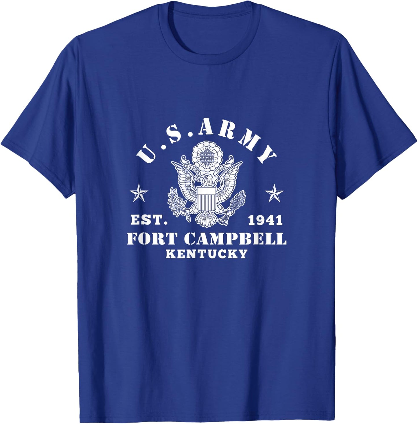 Veteran Fort Campbell Kentucky KY 101st Airborne Soldiers T-Shirt - T-Shirt | Royal