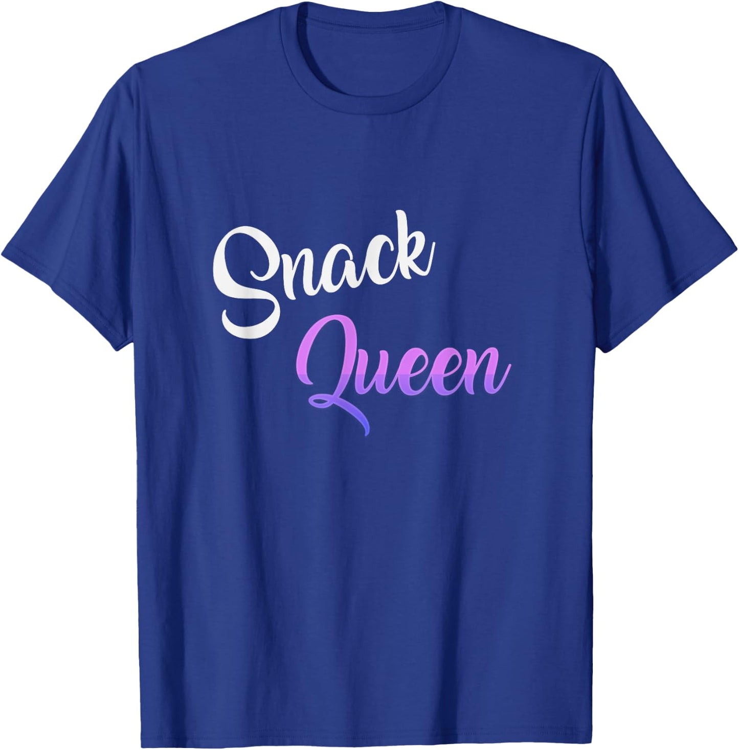 Snack Queen - Funny Cooking - Snacks Lovers T-Shirt - T-Shirt | Royal