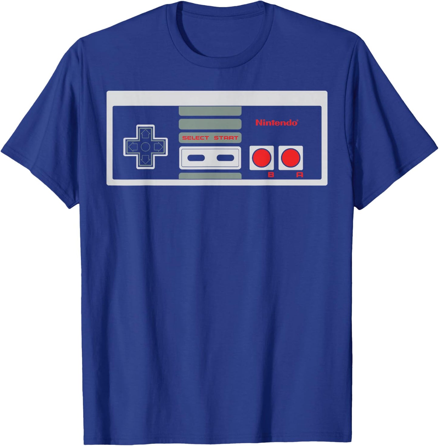 Nintendo Classic NES Controller Graphic T-Shirt - T-Shirt | Royal