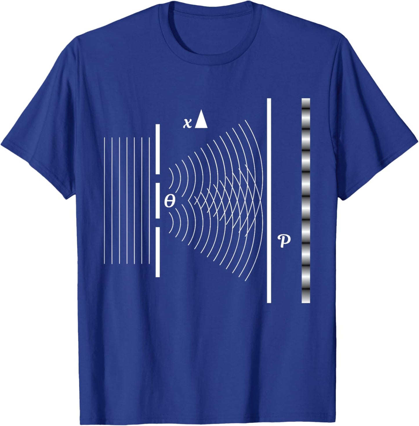 Quantenmechanik und Quanten Physik Geschenkidden Double Split Experiment Physics - Black, Small T-Shirt - T-Shirt | Royal