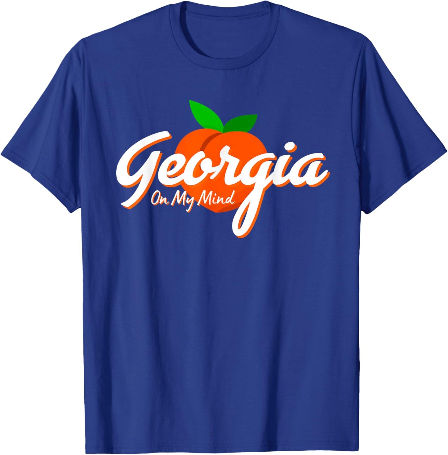 State of Georgia On My Mind Souvenir T-Shirt - T-Shirt | Royal