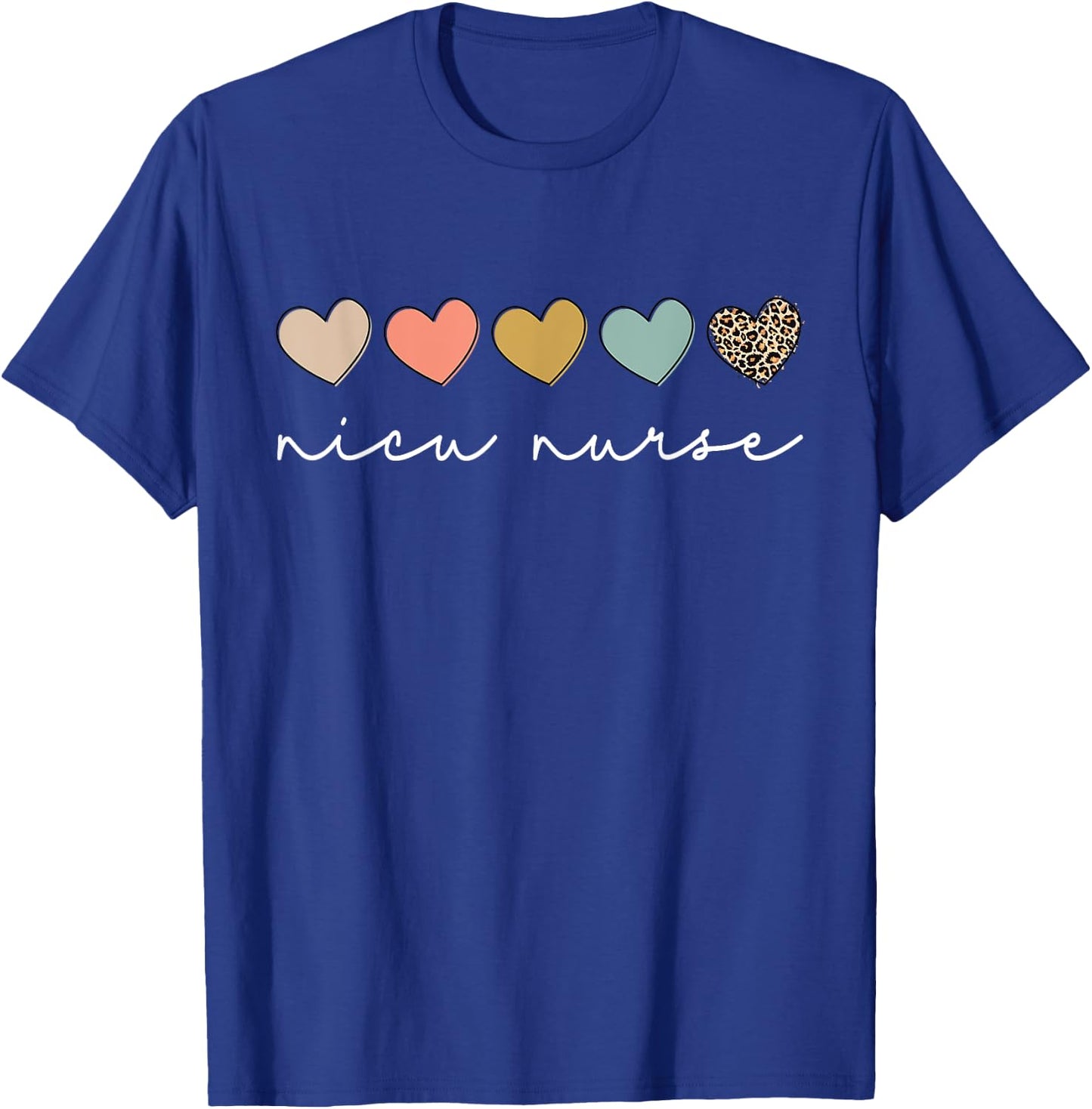 NICU Nurse Neonatal ICU Nurse Infant Care Specialist Newborn T-Shirt - T-Shirt | Royal