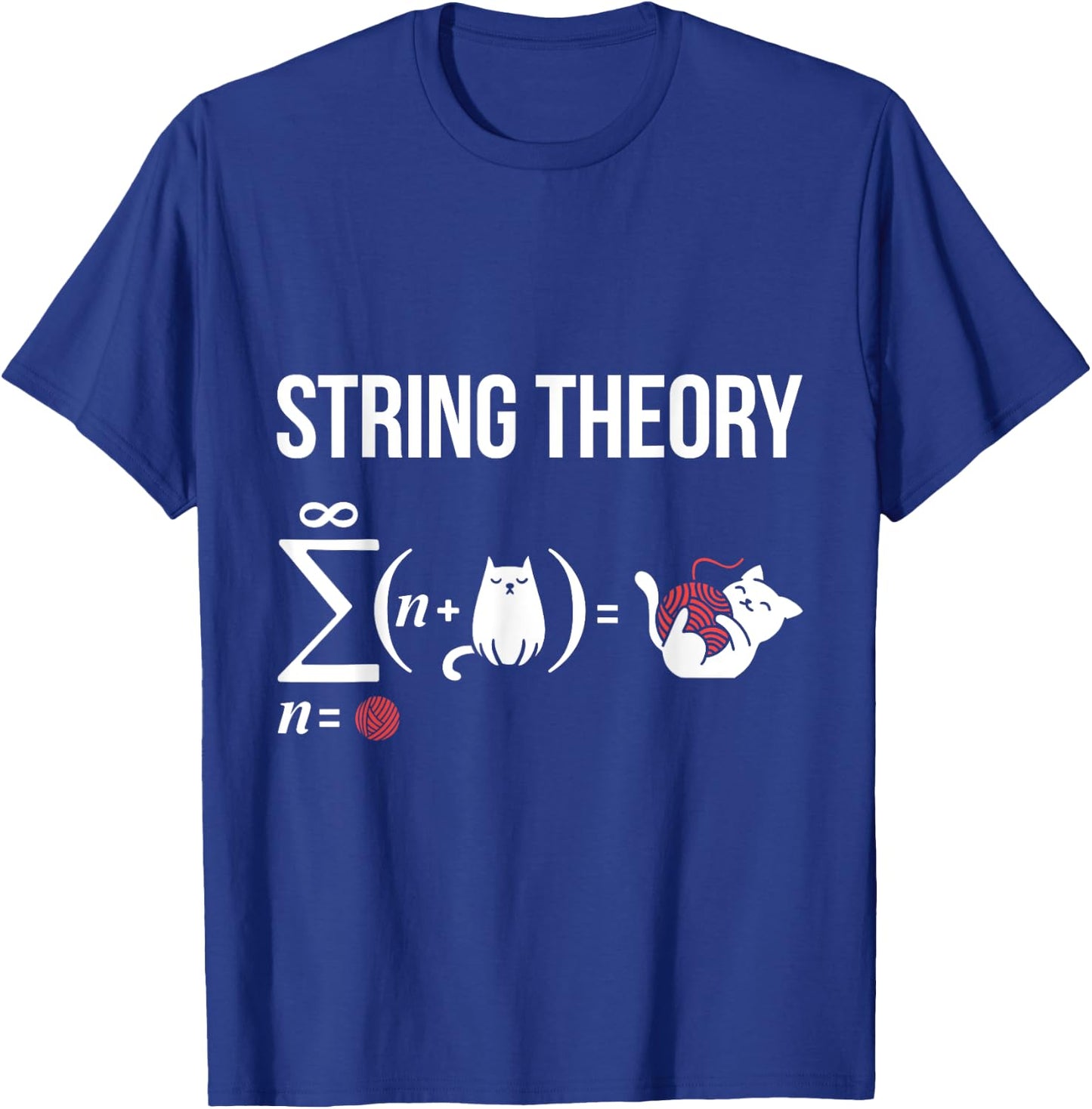 Nerd Physics Student Science Stringtheory T-Shirt - T-Shirt | Royal