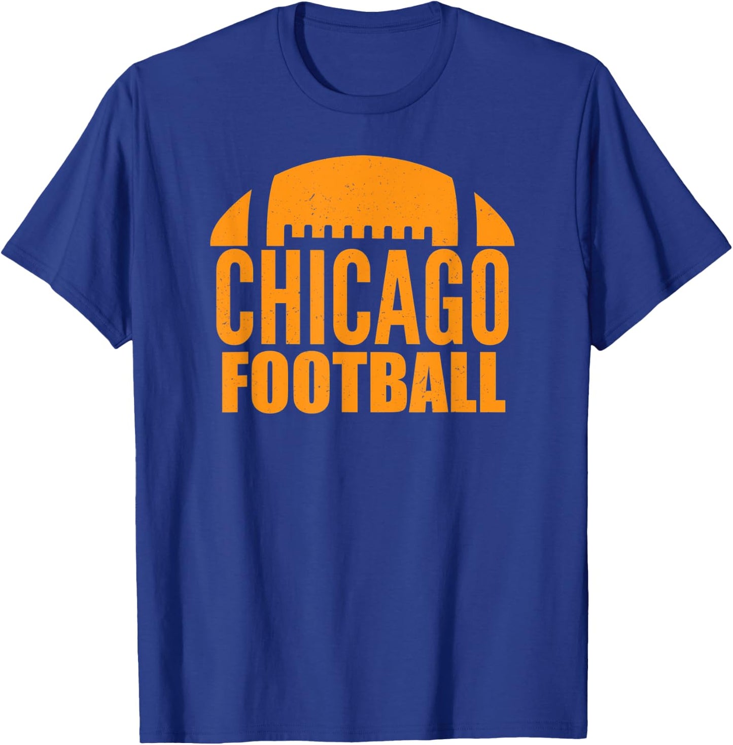 Chicago Football Vintage Gift T-Shirt - T-Shirt | Royal