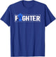 Child Abuse Prevention Month Fighter Awareness Blue Ribbon T-Shirt - T-Shirt | Royal