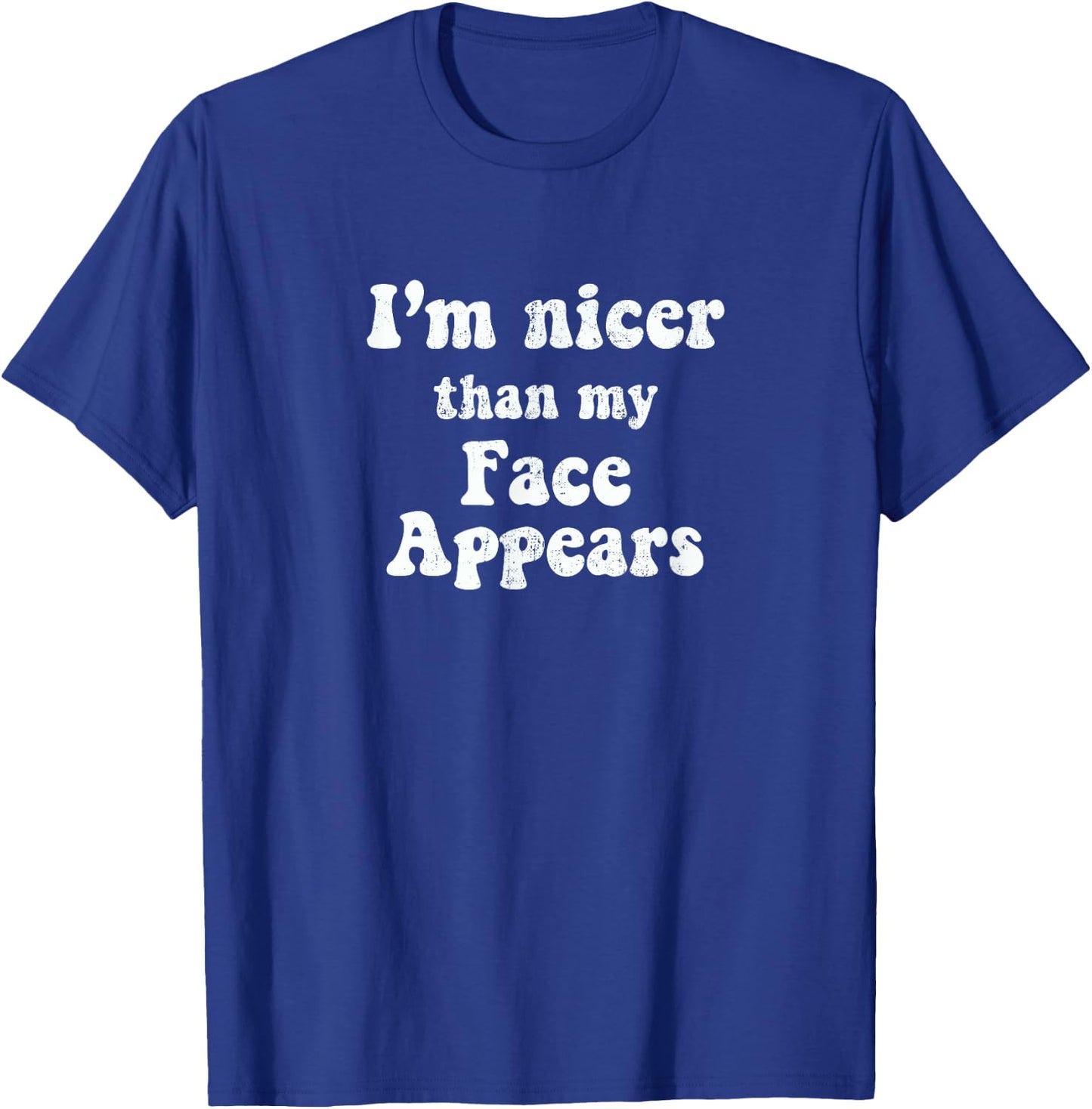 Women's Funny Workout, RBF, Nice Face T-Shirt - T-Shirt | Royal