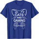 Cats and Gaming Funny Cat Lover Gaming Gift Gamer Small T-Shirt - T-Shirt | Royal
