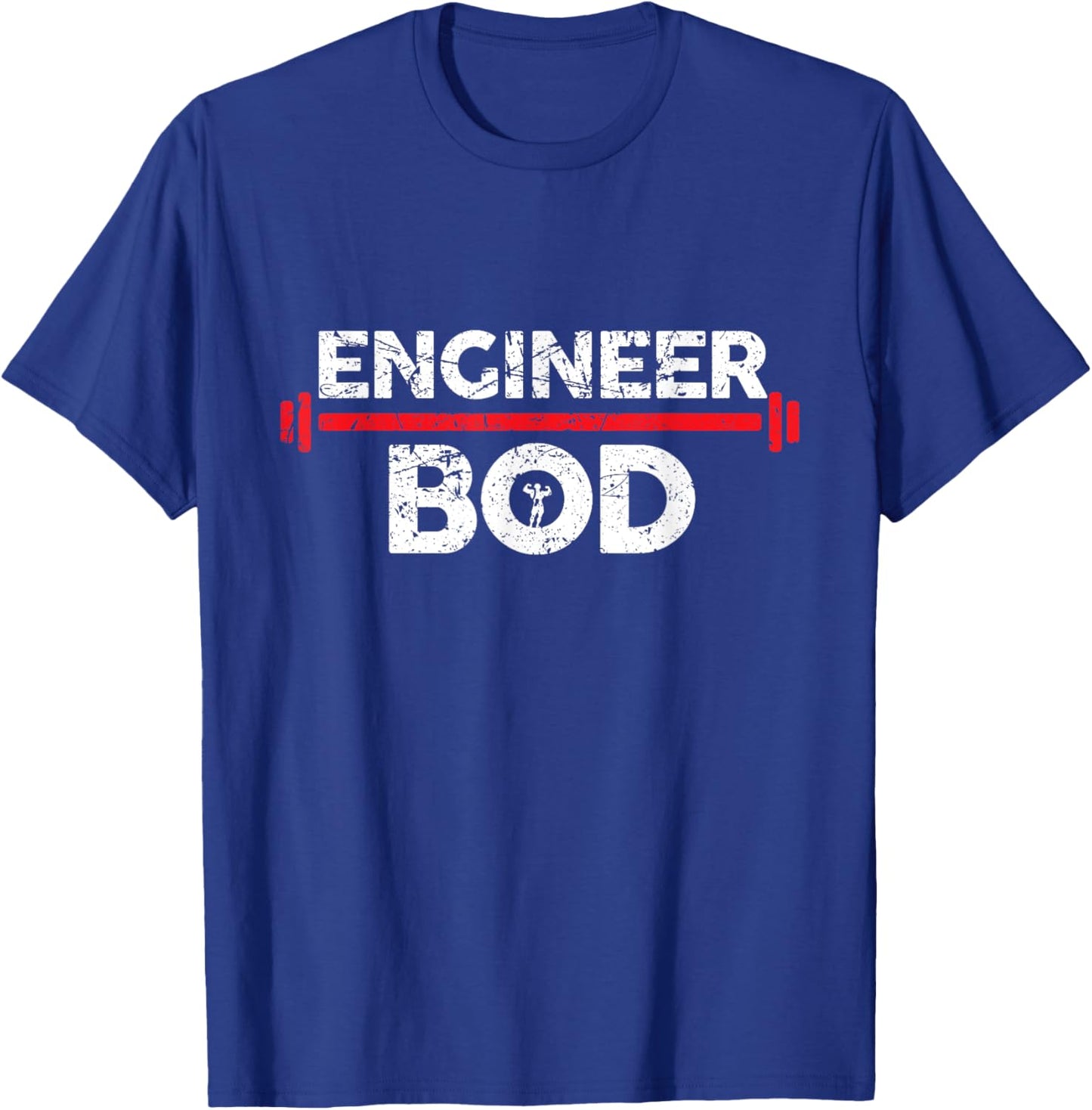 Engineer Bod, Funny Engineering Exercise Gym Weightlifting T-Shirt - T-Shirt | Royal