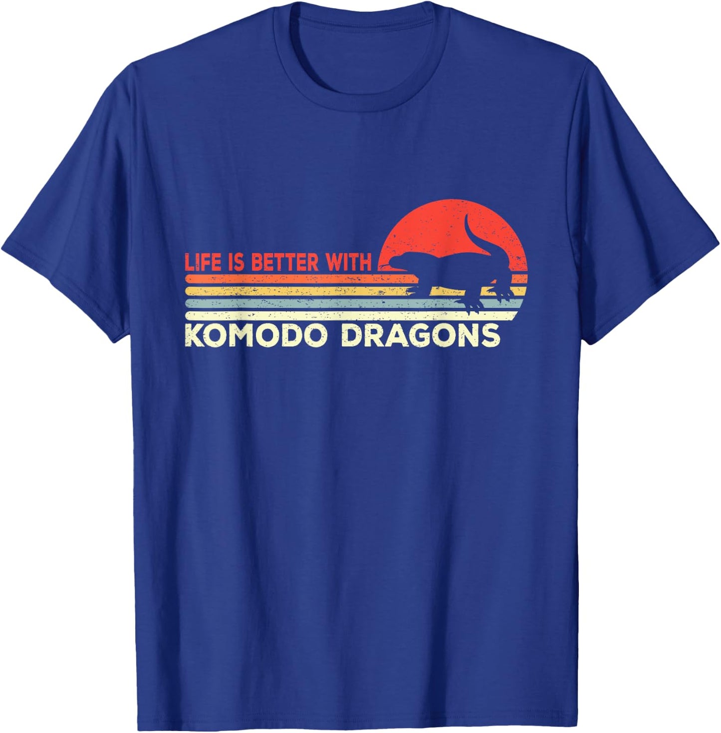 Komodo Dragon - Monitor Lizard T-Shirt - T-Shirt | Royal