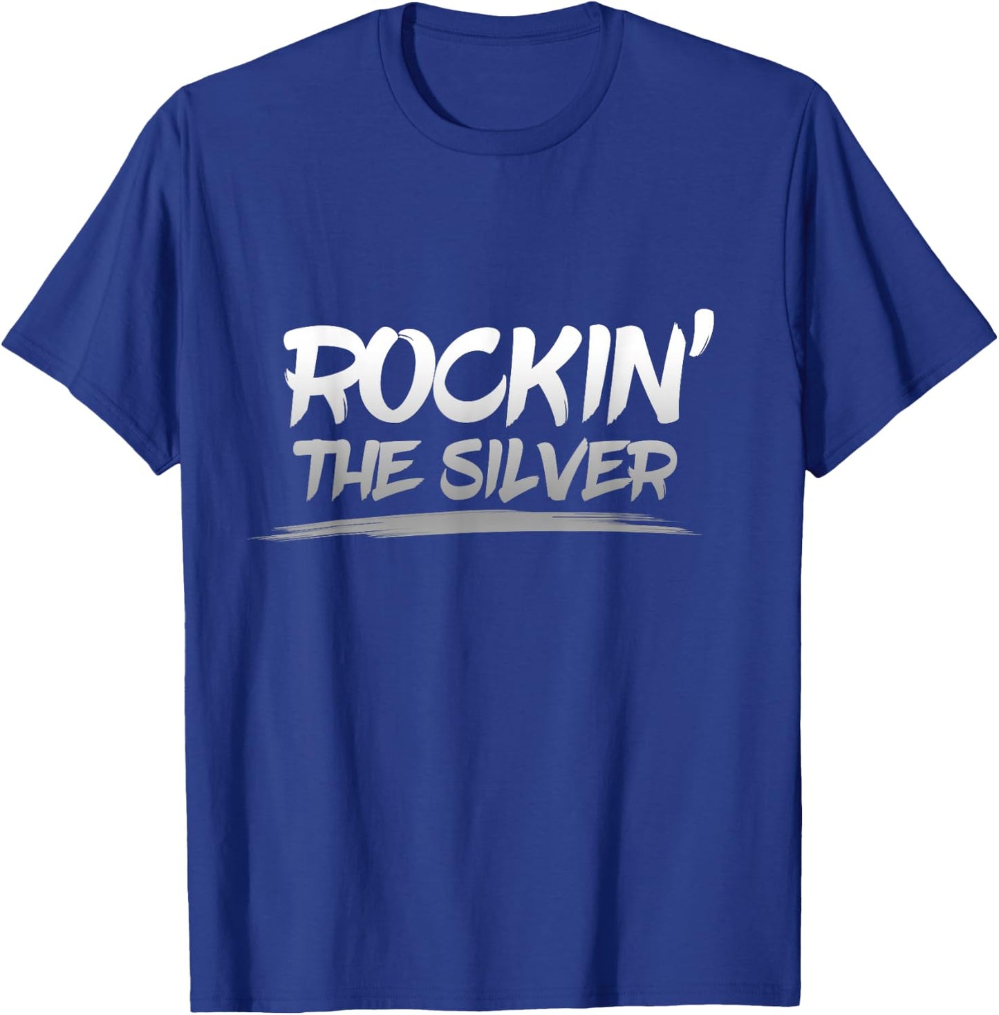 Silver Grey Hair Gifts for Baby Boomer, Grey Scalp, Fox T-Shirt - T-Shirt | Royal