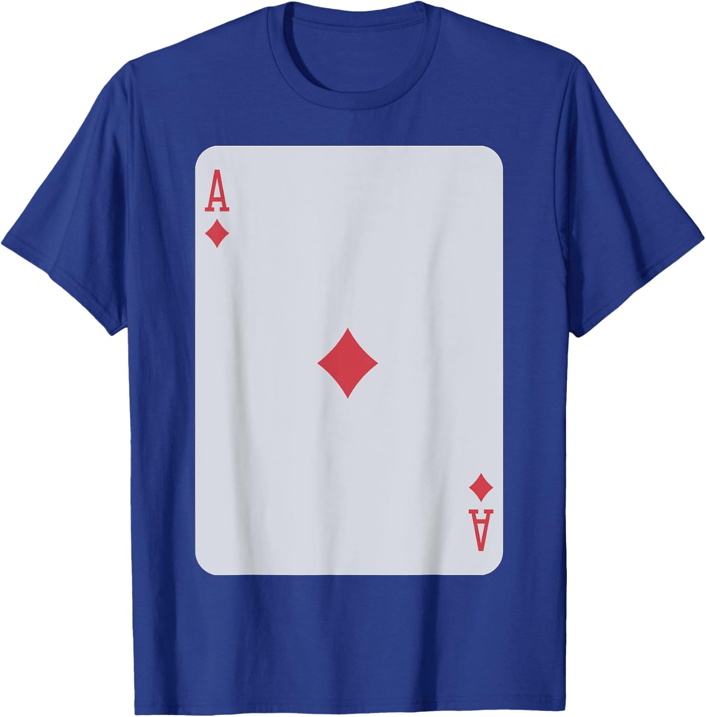 Cute Ace of Diamonds Poker Pro Luck Player Winner Costume T-Shirt - T-Shirt | Royal