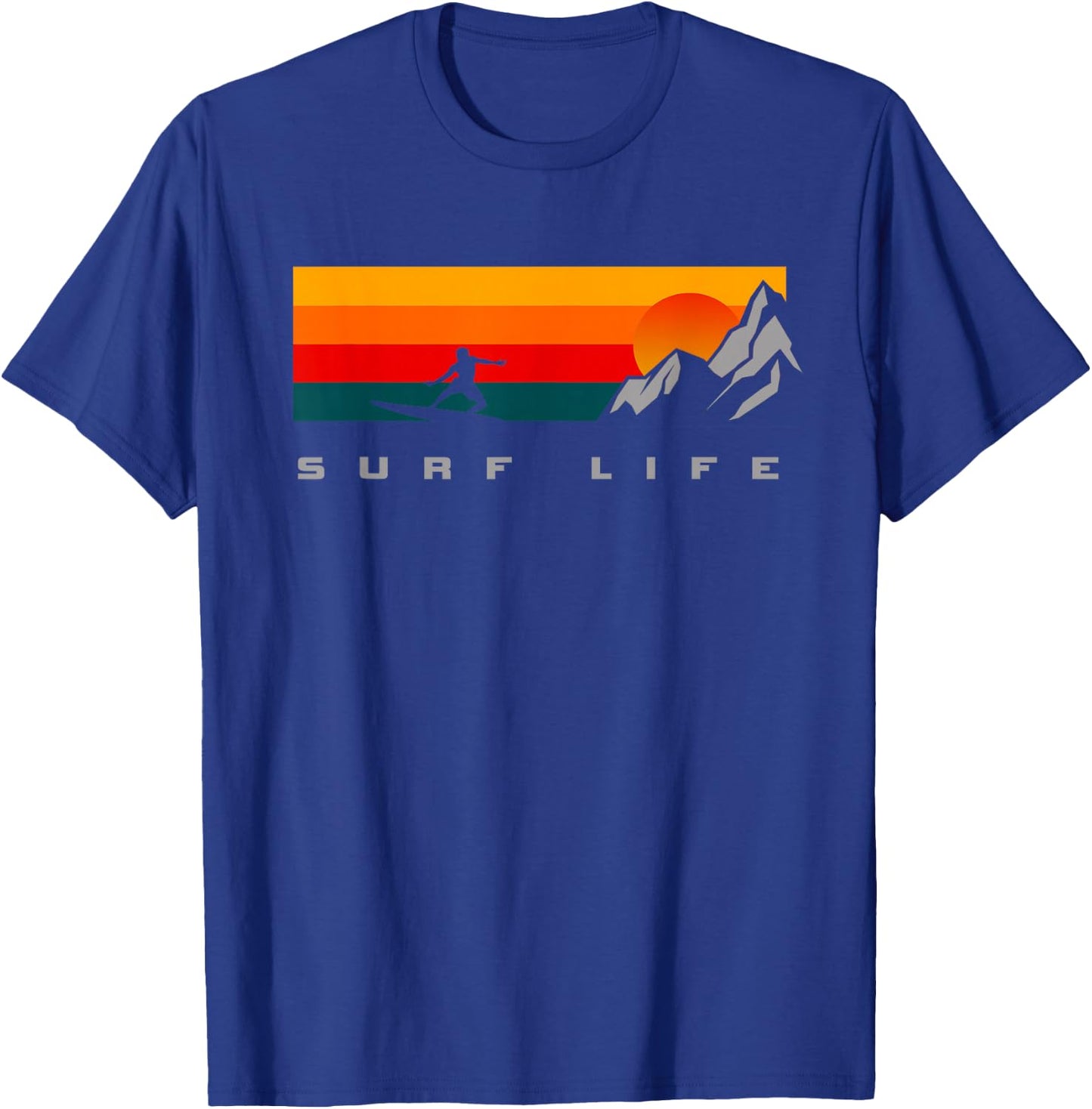 Surfing Surf T-Shirt - T-Shirt | Royal