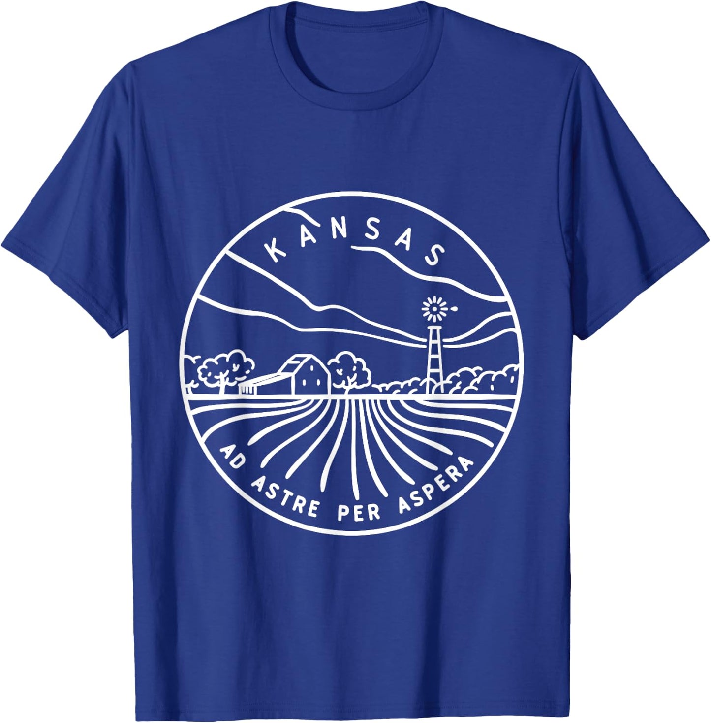 Kansas 1861 State of Kansas T-Shirt - T-Shirt | Royal