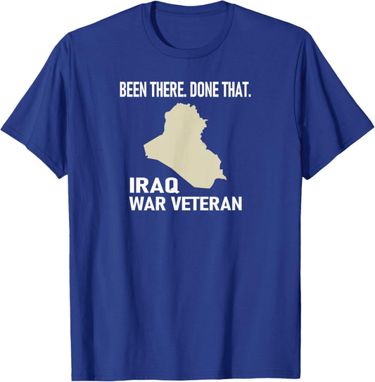 Iraq War Veteran T-Shirt - T-Shirt | Royal
