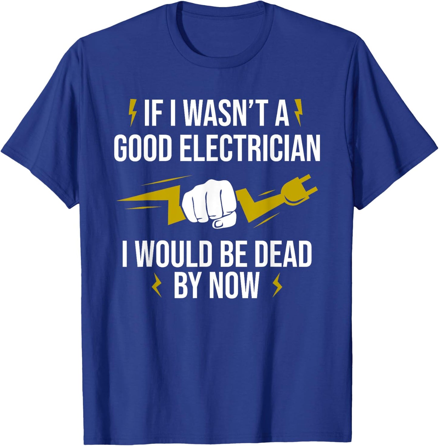 Funny Electrician Art Women Lineman Electrical Humor T-Shirt - T-Shirt | Royal