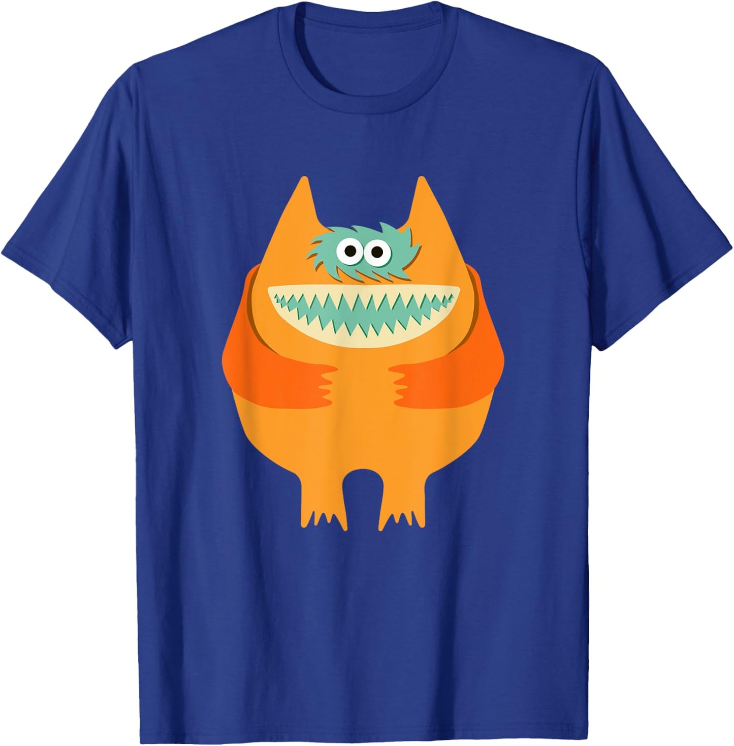 Vintage Nauga Stuffed Animal Cute Monster Throwback T-Shirt - T-Shirt | Royal