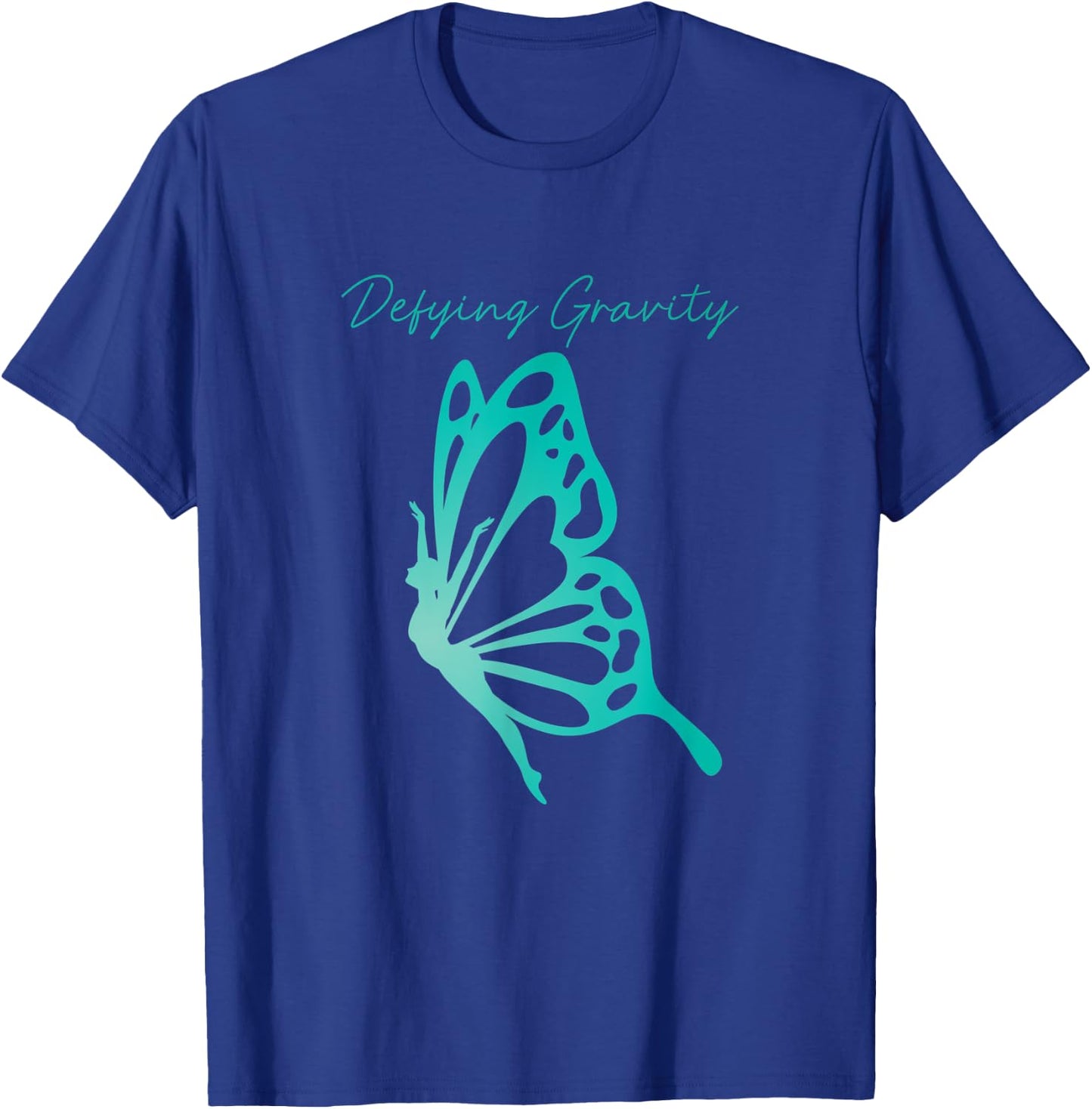 Defying Gravity - Aerial Dancing T-Shirt - T-Shirt | Royal