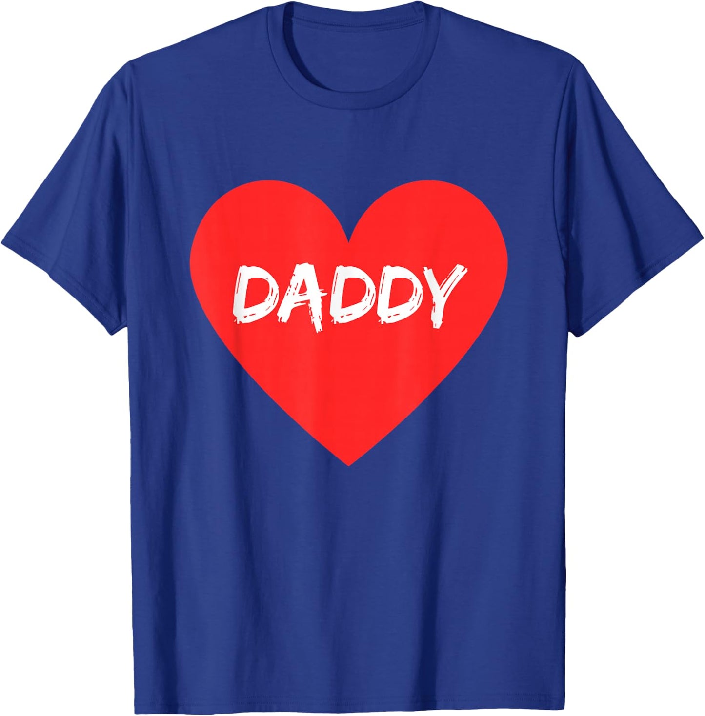 Love for Daddy Inside of A Heart T-Shirt - T-Shirt | Royal