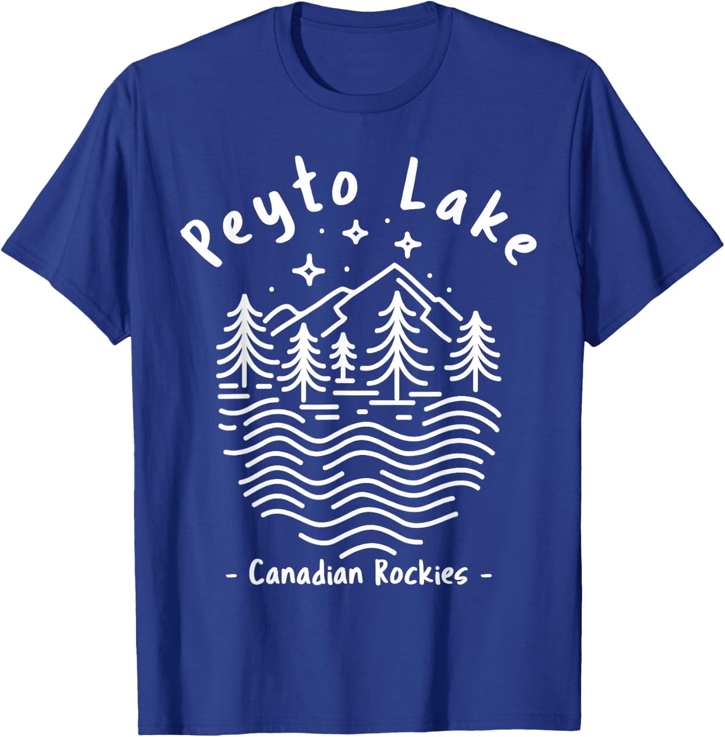 Peyto Lake Canadian Rockies T-Shirt - T-Shirt | Royal