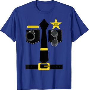 Highway Patrol Halloween Costume CHP Sheriff Shirt T-Shirt - T-Shirt | Royal