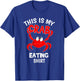 Funny This Is My Crab Eating Shirt Red Crab Crabbing Foodie T-Shirt - T-Shirt | Royal