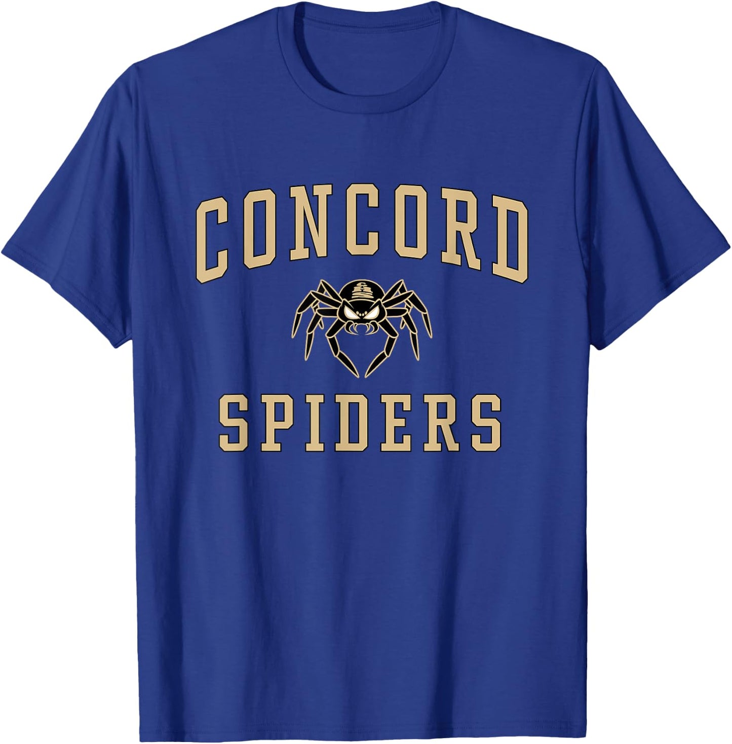 Concord High School Spiders C1 T-Shirt - T-Shirt | Royal