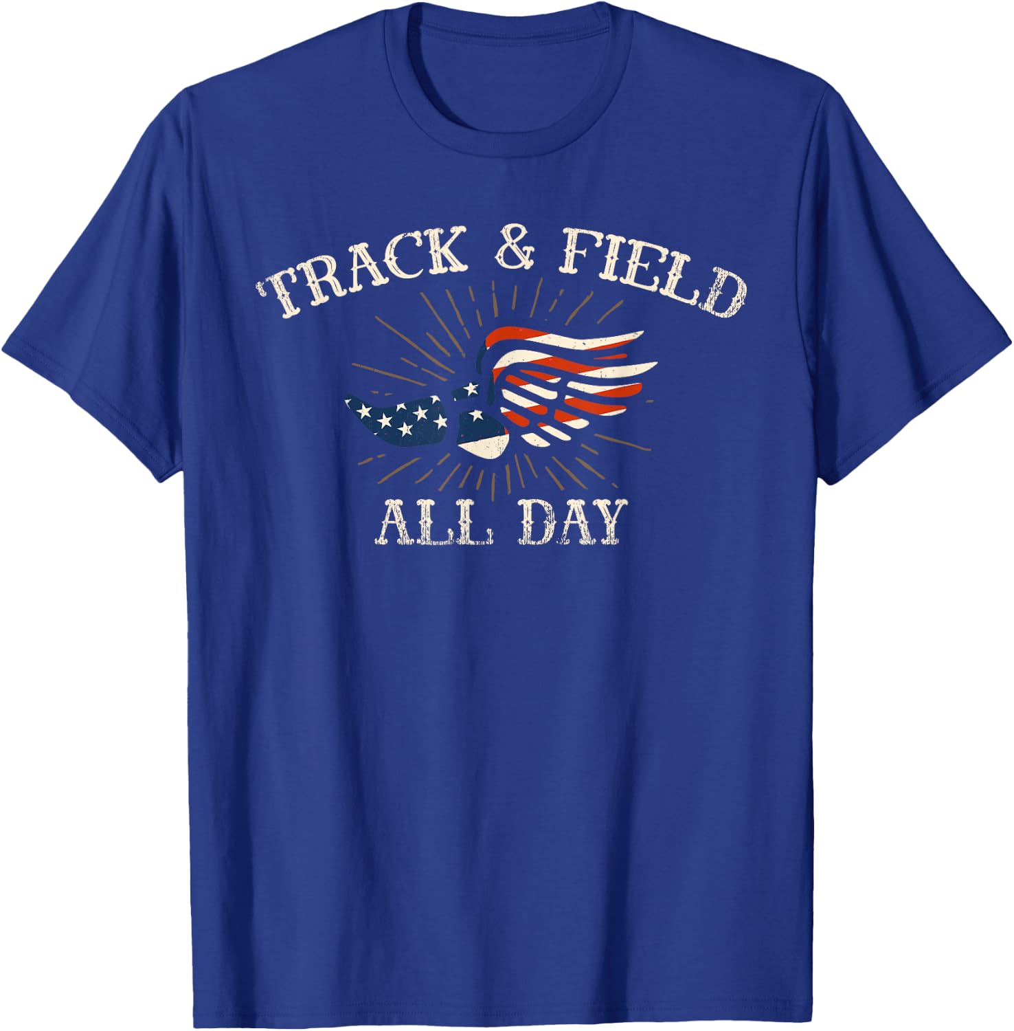 Track & Field all day for a Field athlete T-Shirt - T-Shirt | Royal