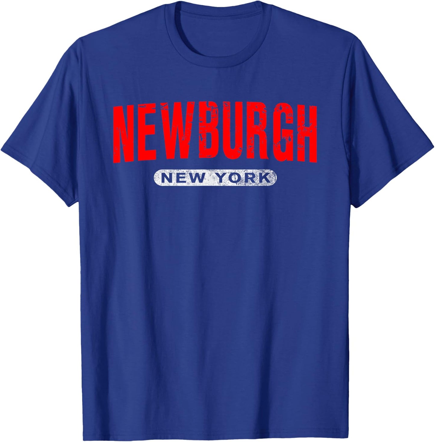 NEWBURGH NY NEW YORK Funny USA City Roots Vintage Gift T-Shirt - T-Shirt | Royal