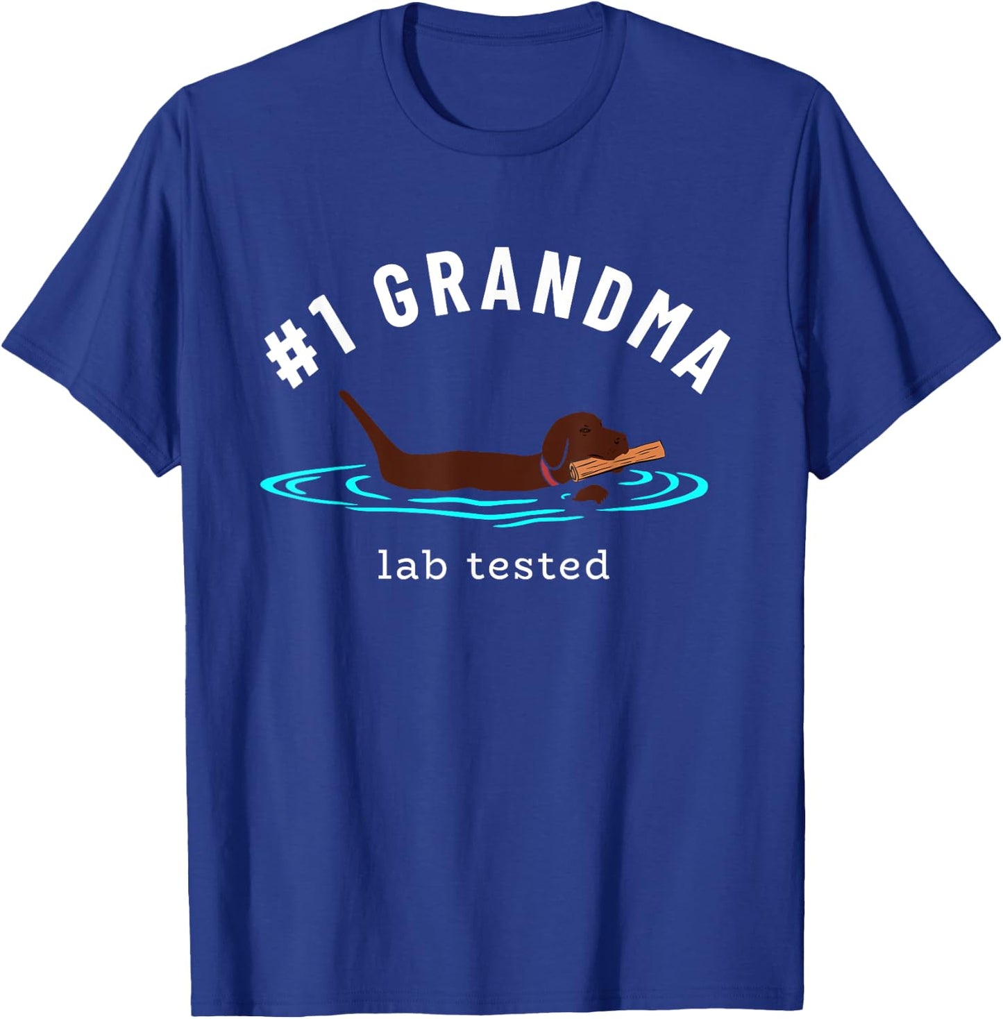 Lab Grandma Chocolate Labrador Retriever Dog Grandparent Women T-Shirt - T-Shirt | Royal