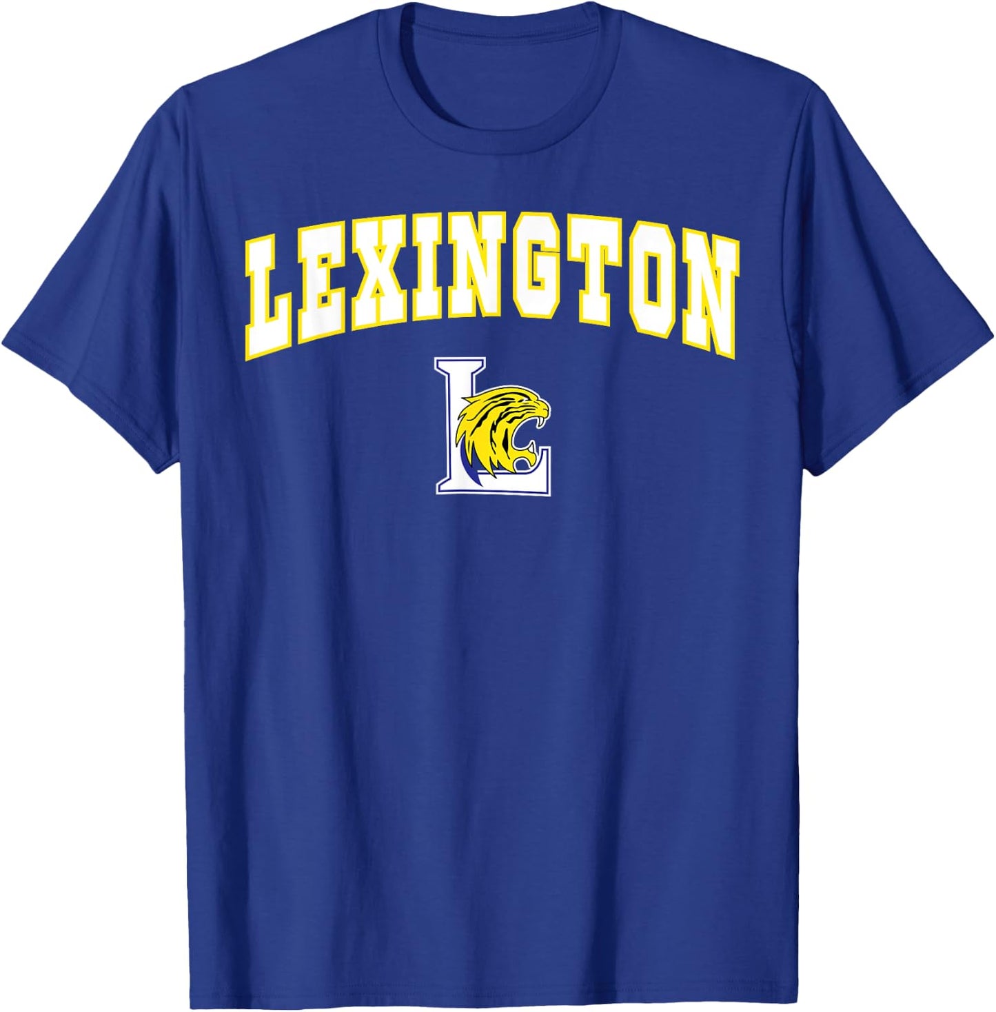Lexington High School Wildcats C2 T-Shirt - T-Shirt | Royal