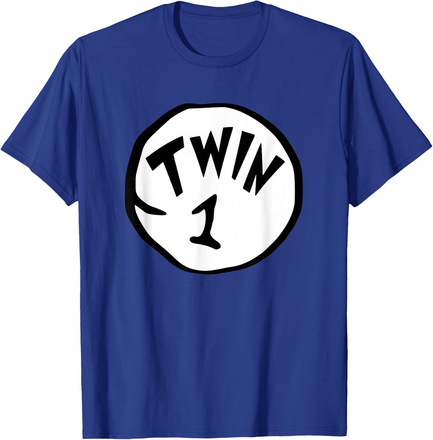 Twin 1 Birthday Gift T-Shirt - T-Shirt | Royal