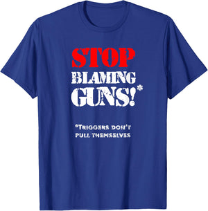 Funny Pro Second Amendment Funny Gun Lover Gifts T-Shirt - T-Shirt | Royal