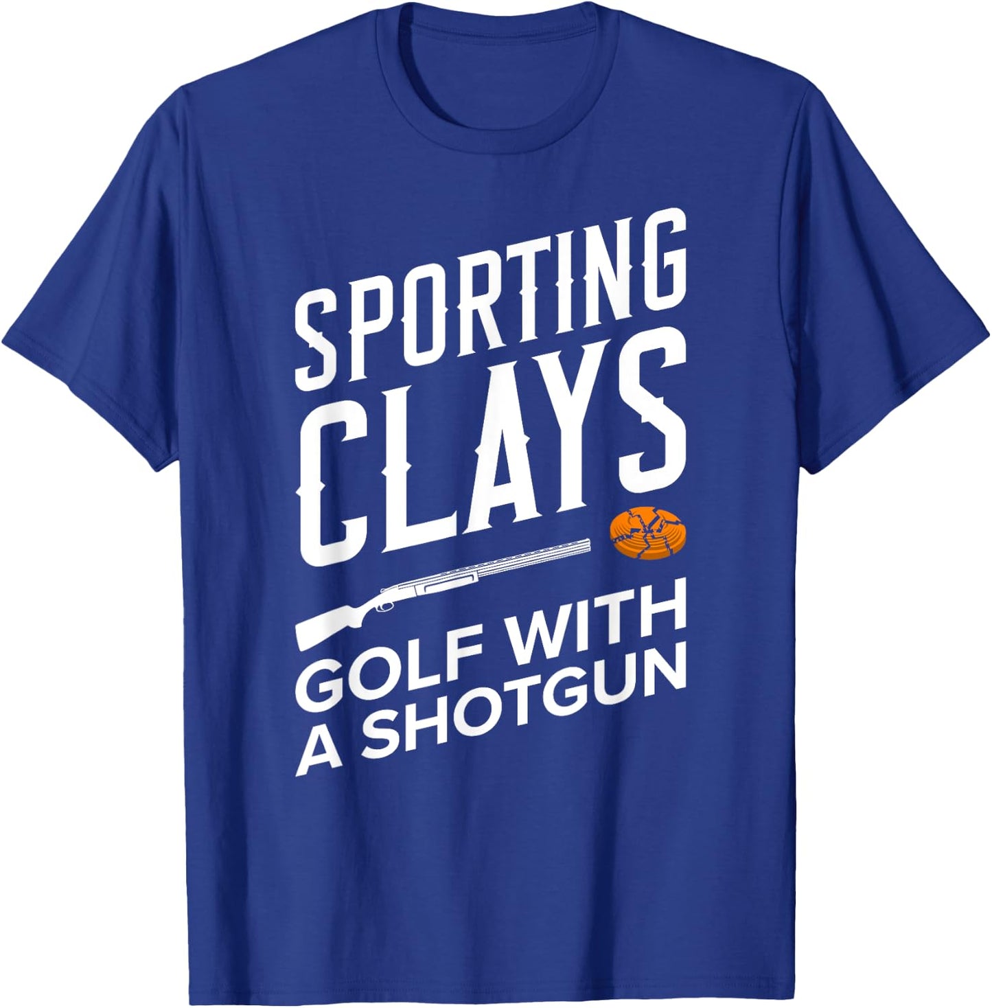 Sporting Clays Skeet Shooting T-Shirt - T-Shirt | Royal