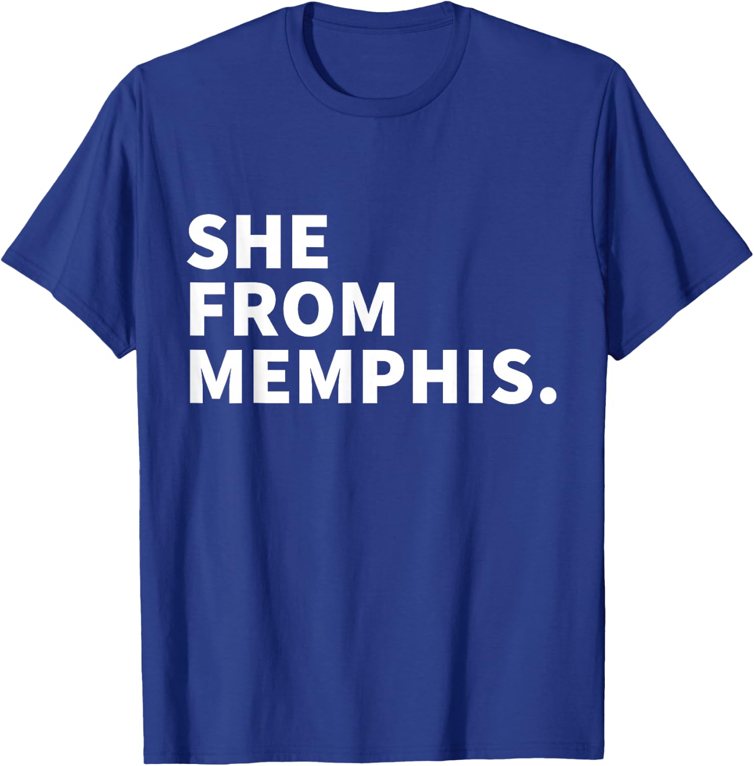 She from Memphis T-Shirt - T-Shirt | Royal