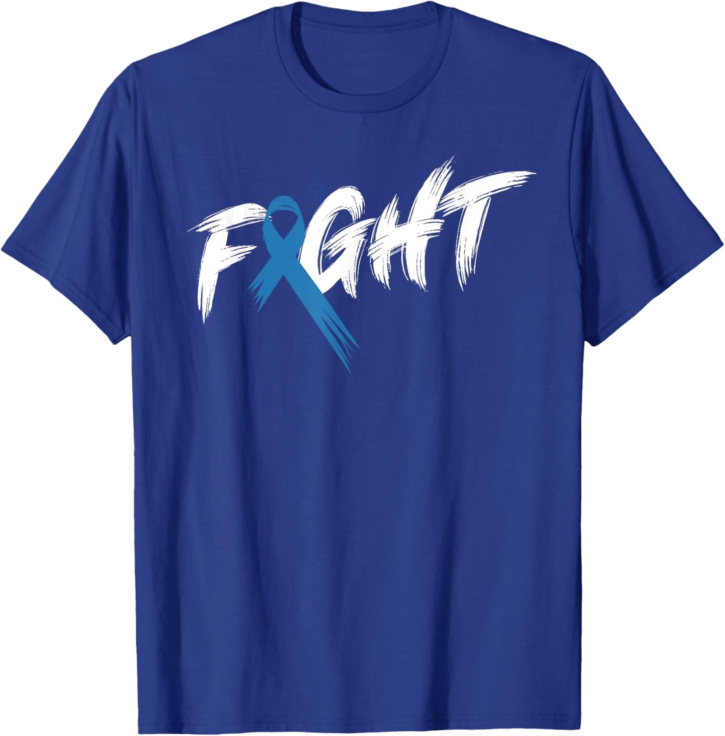 Diabetes Awareness Month Fight Vintage T1 T2 T-Shirt - T-Shirt | Royal