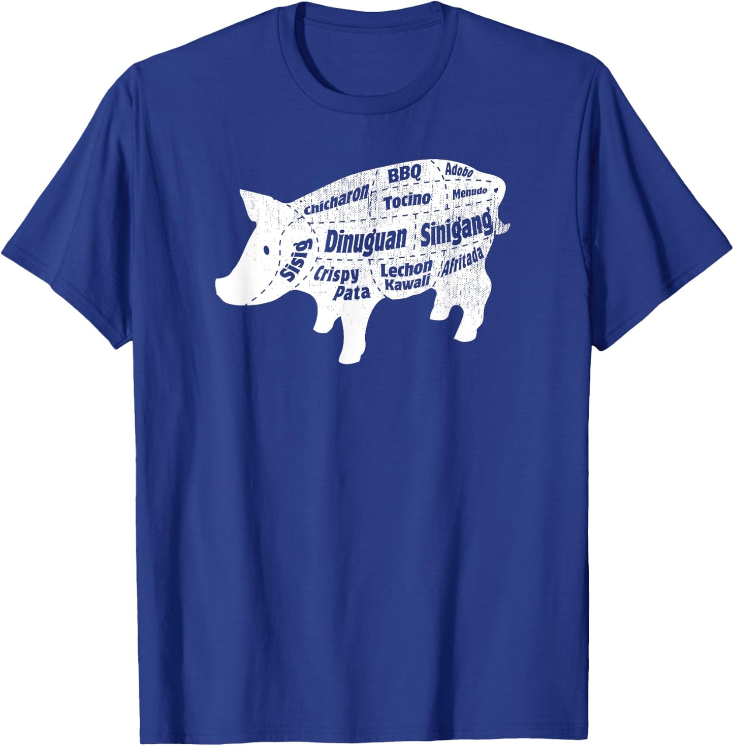 Funny Cool Pinoy Pinay Mahal Love Philippines - Filipino Food - Pig Pork Baboy Parts - Black - - Short Sleeve - Small - Classic Fit - Cotton 65%, Polyester 35% T-Shirt - T-Shirt | Royal