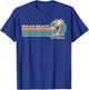 Vintage Retro Summer Vacation San Diego Ocean Beach T-Shirt - T-Shirt | Royal