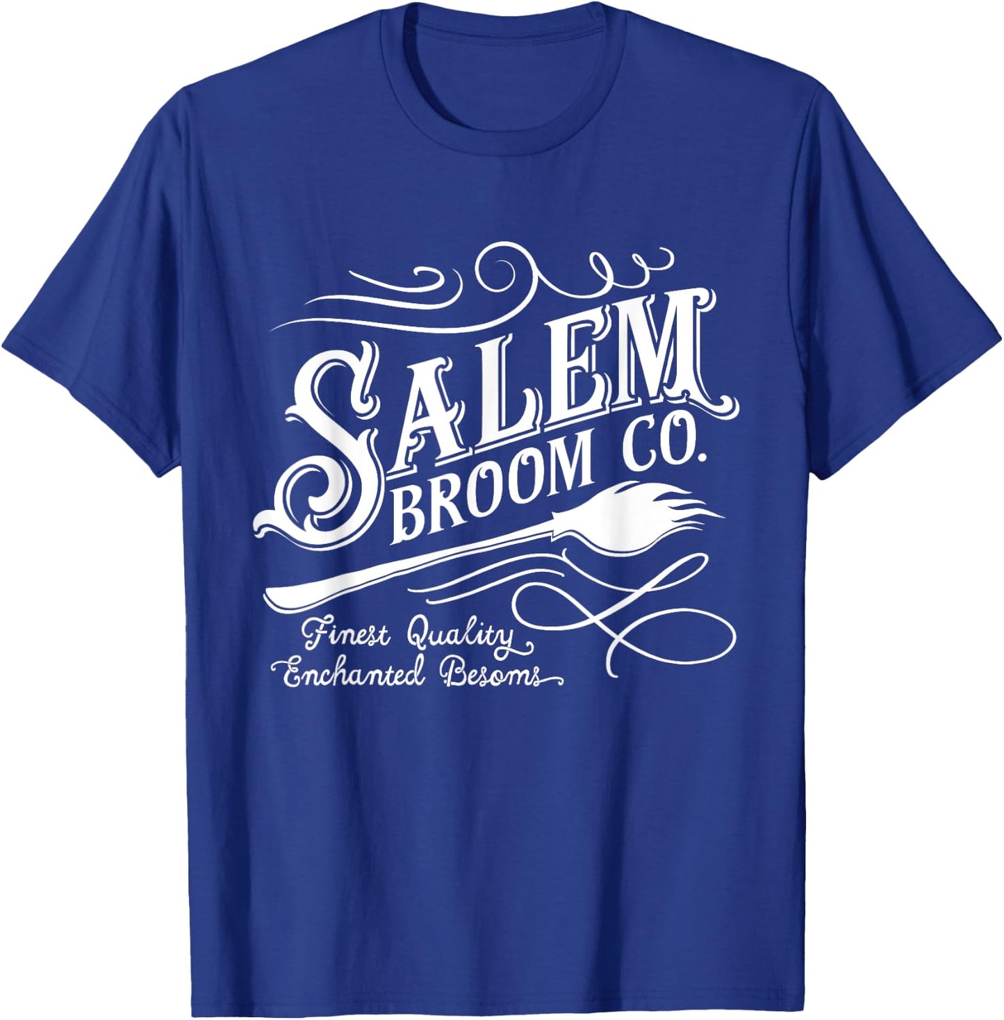 Salem Broom Company est 1692 Halloween T-Shirt - T-Shirt | Royal