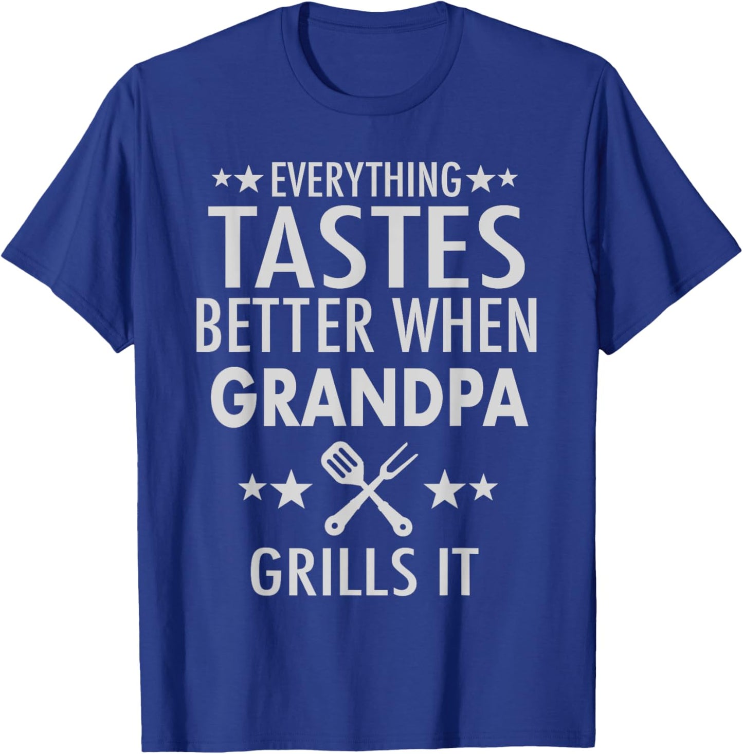Grandpa Grills It - Funny Grandpa Barbecue T-Shirt - T-Shirt | Royal