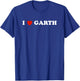 Garth - I Heart Garth T-Shirt - T-Shirt | Royal
